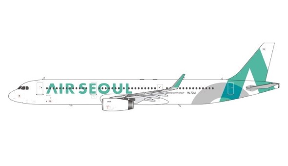 Air Seoul Airbus A321 HL7212 Phoenix 11657 die-cast model scale 1:400