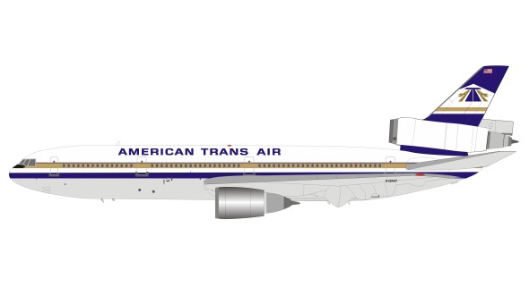 American Trans Air DC-10-40 N184AT stand InFlight IFDC10TZ0119 scale 1:200