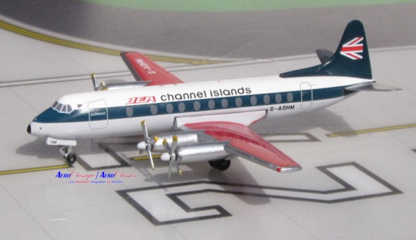 Sale! BEA Channel Islands Vickers Viscount 802 Reg# G-AOHM Aero Classics scale 1:400