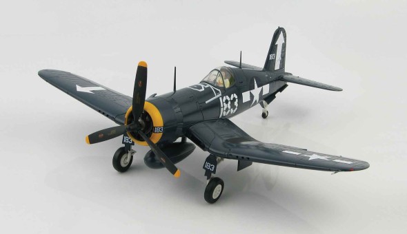Corsair USA USN F4U-1D SIGNED by pilot Lt. Dean Caswell! USS Bunker Hill HA8212a Hobby Master 1:48 signature edition by wwii pilot