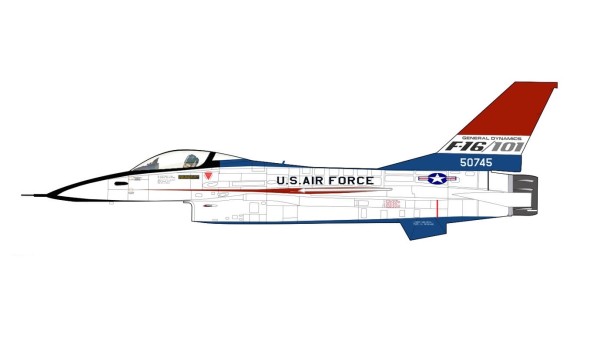 USAF F-16 Fighting Falcon USAF 19th Dec 1980 Hobby Master HA3896 scale 1:72