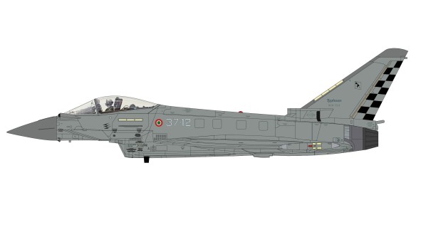 Italian Air Force F-2000 Typhoon 37 Stormo 18 Gruppo 2019 Hobby Master HA6608 scale 1:72