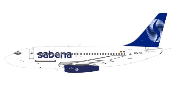 Sabena Boeing 737-200 OO-SDJ InFlight with stand IF732SN0520 scale 1:200
