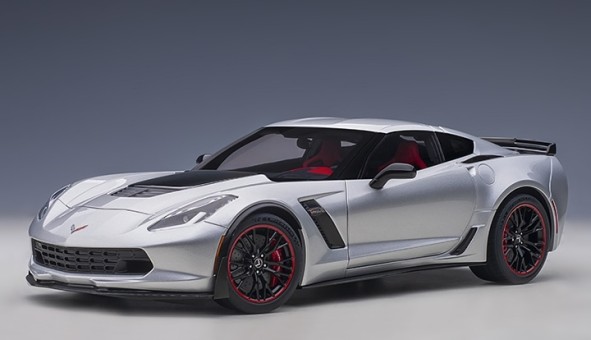 Silver Chevrolet Corvette C7 Z06 Blade silver AUTOart 71258 scale 1:18