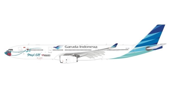 Garuda Indonesia Airbus A330-300 Mask #4 PK-GHC die-cast Phoenix 11668 scale 1:400 