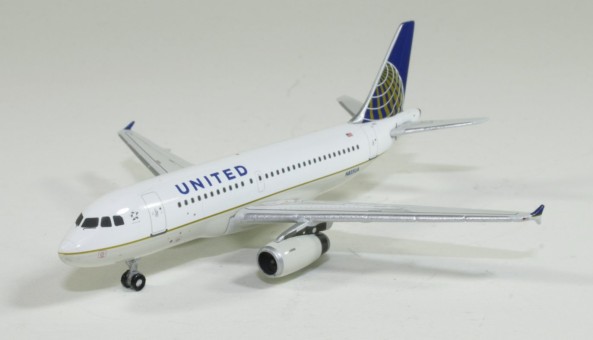 Rare! United Airlines Post Merger Color A319 N835UA  Scale 1:400 GJUAL1157