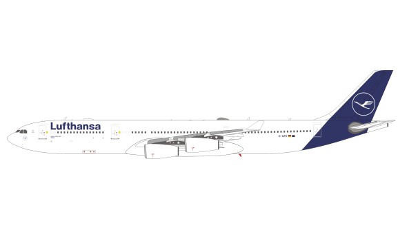 Lufthansa new livery Airbus A340-300 D-AIFD die-cast 202008 scale 1:400