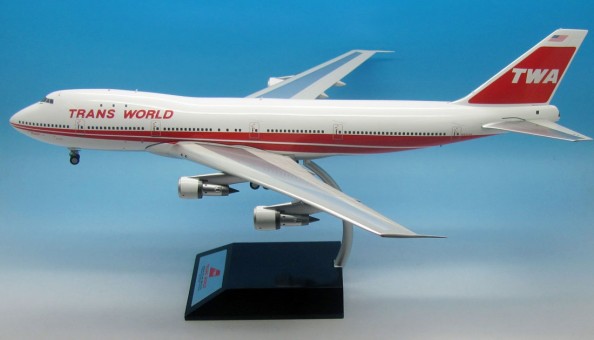 TWA Trans World 747-200 Reg# N93119 InFlight IFTW800 Scale 1:200