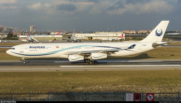 Iran Aseman Airbus A340-300 EP-APA آسمان JC Wings LH4IRC150 scale 1:400