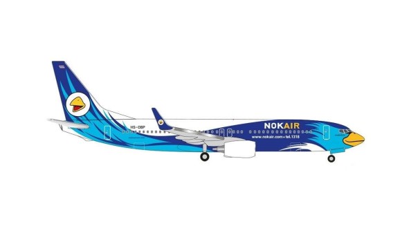 Nok Air Boeing 737-800 HS-DBP Petchnaamngern Herpa Wings HE534888 scale 1:500