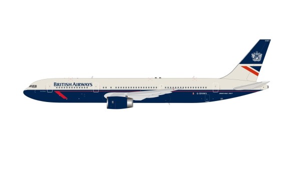 Landor British Airways Boeing 767-300 G-BNWV with stand InFlight ARDBA11 scale 1:200