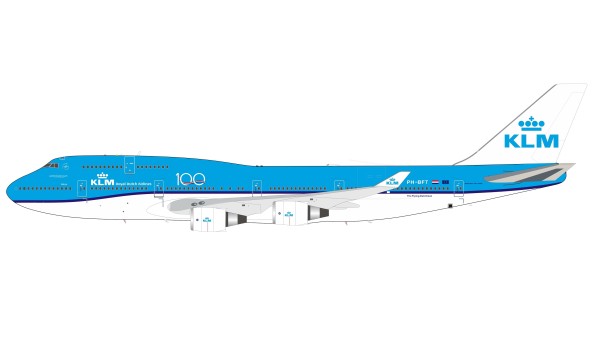 KLM Farewell Boeing 747-400 PH-BFT City of Tokyo last flight  KL686 stand Inflight KLM747FAREWELL scale 1:200
