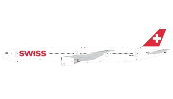 Swiss International Boeing 777-300DE/ER HB-JNJ with stand IF/JFox JF-777-3-010 scale 1:200 