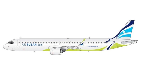 Air Busan Airbus A321neo HL8366 Korea Phoenix 11608 die-cast scale 1:400