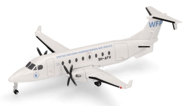 United Nations Humaterian Beechcraft 1900  HE573450 Herpa Wings 1:200