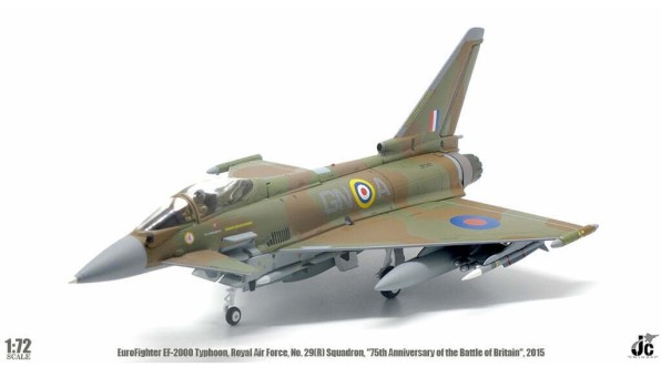 Royal Air Force EuroFighter EF-2000 Typhoon RAF No 29R Squadron 75th Anniversary Battle of Britain 2015 JC Wings JCW-72-2000-006 scale 1:72