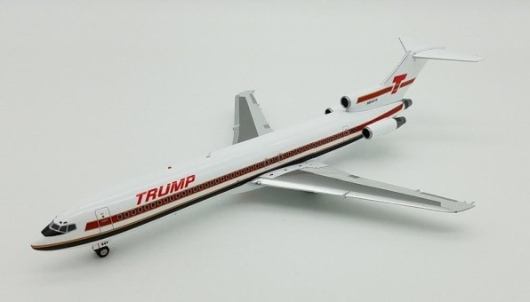Trump Shuttle Boeing 727-200 white N918TS inFlight B-722-TS01 scale 1:200