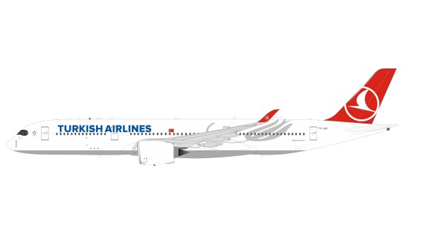 Turkish Airlines Airbus A350-900 TC-LGB with stand Inflight IF359TK0920 scale 1:200
