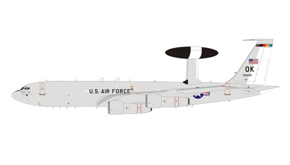 US Air Force Boeing E-3B Sentry (707-300) 552ACW with stand InFlight die-cast IFE3B0121 scale 1:200