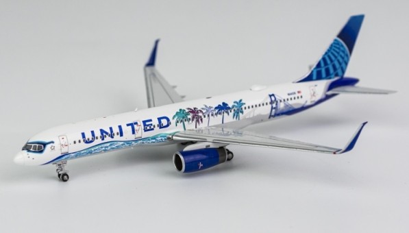 United new livery Boeing 757-200 winglets N14106 Her Art Here-California livery NG 53151 scale 1:400