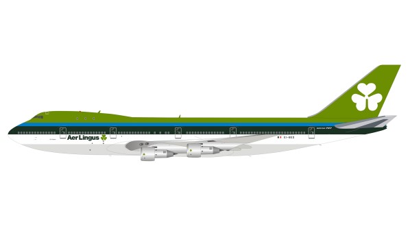 Aer Lingus Boeing 747-100 EI-BED with stand InFlight IF741EI0820 scale 1:200