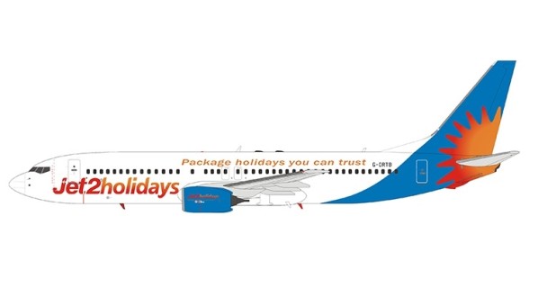 Jet2 Holidays (Allegiant livery) Boeing 737-800w G-DRTB  Package holidays you can trust NG 58039 scale 1400