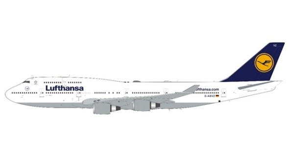 Lufthansa Boeing 747-400 D-ABVZ stand JFox/Inflight JF-747-4-050 scale 1:200