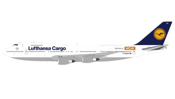 Lufthansa Cargo Boeing 747-230B(SF) D-ABZA Member of WOW JF-747-2-022 JFox Inflight  Scale 1:200