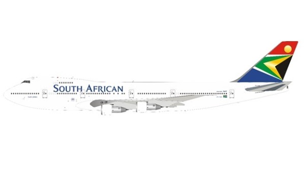 South African Boeing 747-244B ZS-SAL JF-747-2-016 JFox Inflight  Scale 1:200