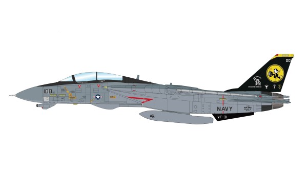 US Navy Tomcatters F-14D Tomcat VF-33 VF-31 USS Theodore Roosevelt 2006 Hobby Master HA5232 scale 1:72