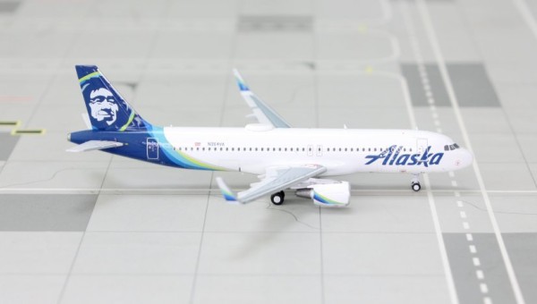 Alaska Airbus A320-214 N364VA Die-Cast Panda Models 52317 Scale 1:400