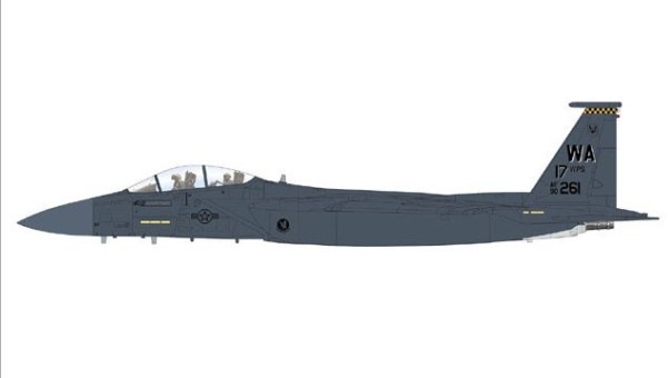Boeing F-15E Strike Eagle Diecast Model USAF 17th WS, #90-0261, Nellis AFB, NV, December 2021 Hobby Master HA4541 Scale 1:72