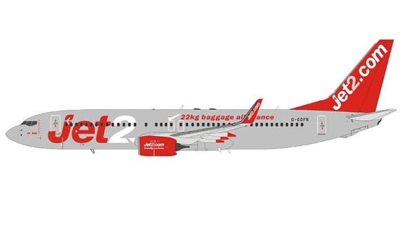 Jet2 Boeing 737-800w G-GDFR 22kg baggage allowence NG 58036 scale 1400
