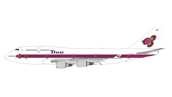Thai Airways no logo Boeing 747-400ER HS-TGA die-cast 11649 Phoenix scale 1:400