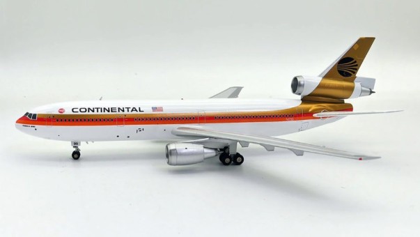 Continental Airlines DC-10-30 N12061 Black Meatball Livery With Stand InFlight IF103CO0823 Scale 1:200