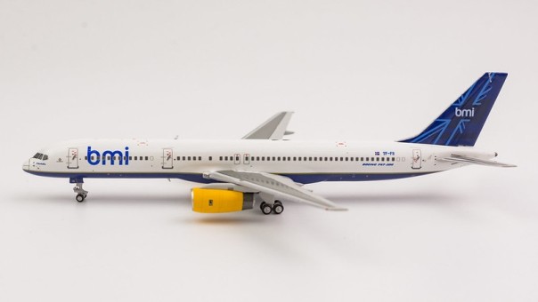 BMI British Midland 757-200 TF-FII Hybrid of BMI & Icelandair (1:400) limited to 100 PCS, with limited card 