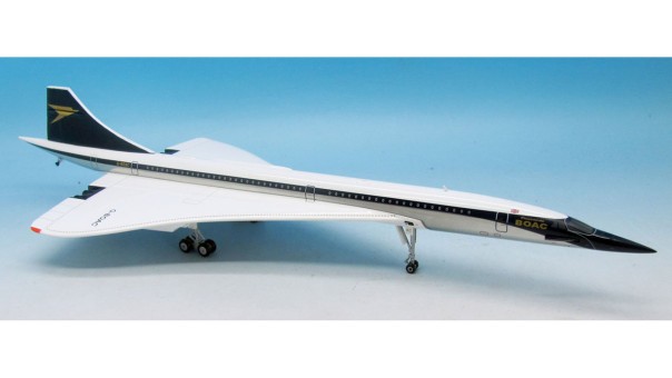 Highly detailed JFOX/ InFlight Model diecast model airplane BOAC Concorde Polished Reg# G-BOAC ARD/InFlight ARD2031P Scale 1:200
