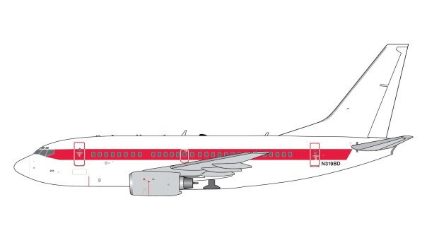 EG&G "Janet" Boeing B737-600 Reg: N319BD GJEGG2419 Gemini Jets 1:400