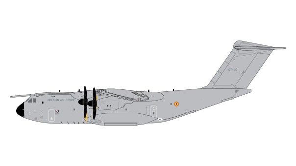 Belgian Air Force Airbus A400M Atlas Reg: CT-02 GMBAF156 Gemini Jets 1:400