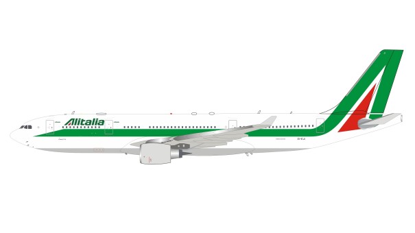 Alitalia Airbus A330-202 EI-EJI with stand InFlight IF332AZA0519 scale 1:200