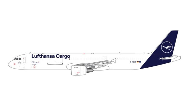 Lufthansa Airbus Cargo Airbus A321P2F D-AEUC GJDLH2135 GeminiJets Scale 1:400