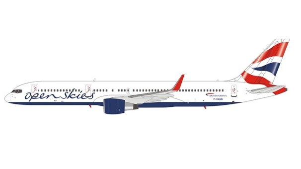 British Airways Boeing 757-200 F-HAVN "Open Skies" NG Model 53127 scale 1:400
