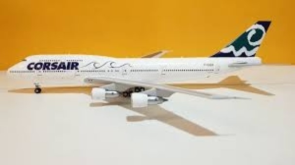 CORSAIR B747-300 (Waves) F-GSEA w/Stand JCWings LH2CRL040 Scale 1:200 