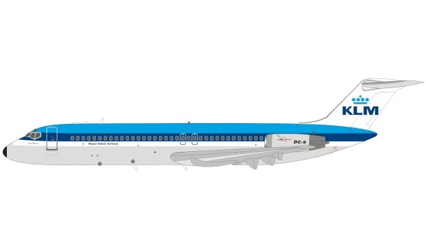 KLM Douglas DC-9-32 PH-DOB City of Santa Monica InFlight IF932KL0819 scale 1:200