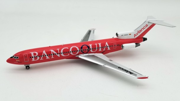 Limited! Avianca Boeing 727-200 HK-3480X Banco Ouia with stand InFlight JP60-722-AV-3480K scale 1:200
