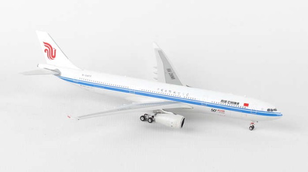 Air China Airbus A330-300 "50th A350" w/ Antenna JC4CCA952 JC Wings Scale 1:400