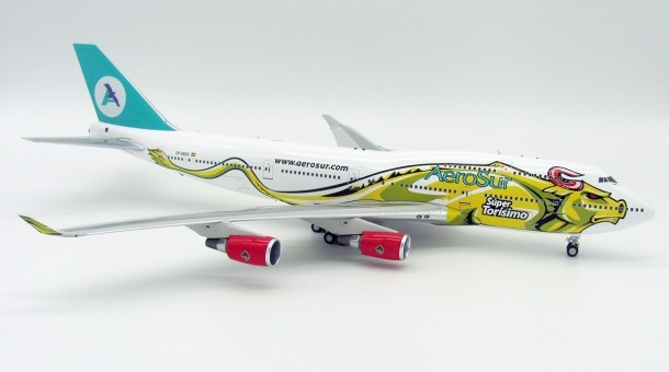 AeroSur Boeing 747-400 "Super Torismo" Reg# CP-2603 With Stand InFlight IF7440117 Scale 1:200