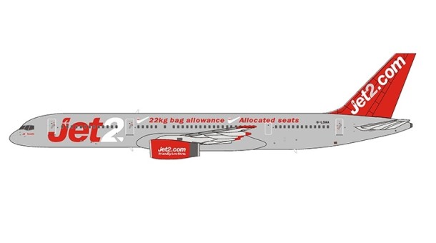 Jet2 Boeing 757-200 G-LSAA "Great Package Holidays Great Times" NG Model 53126 scale 1:400