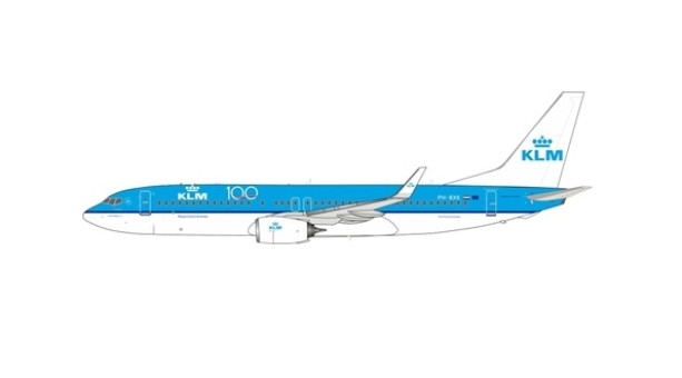KLM Boeing 737-86K2 PH-BXK InFlight/JFox JF-737-8-010 scale 1:200