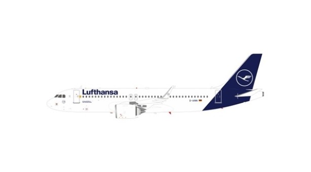 Lufthansa Airbus A320 D-AINN with stand JFox/InFlight JF-A320-032 scale 1:200